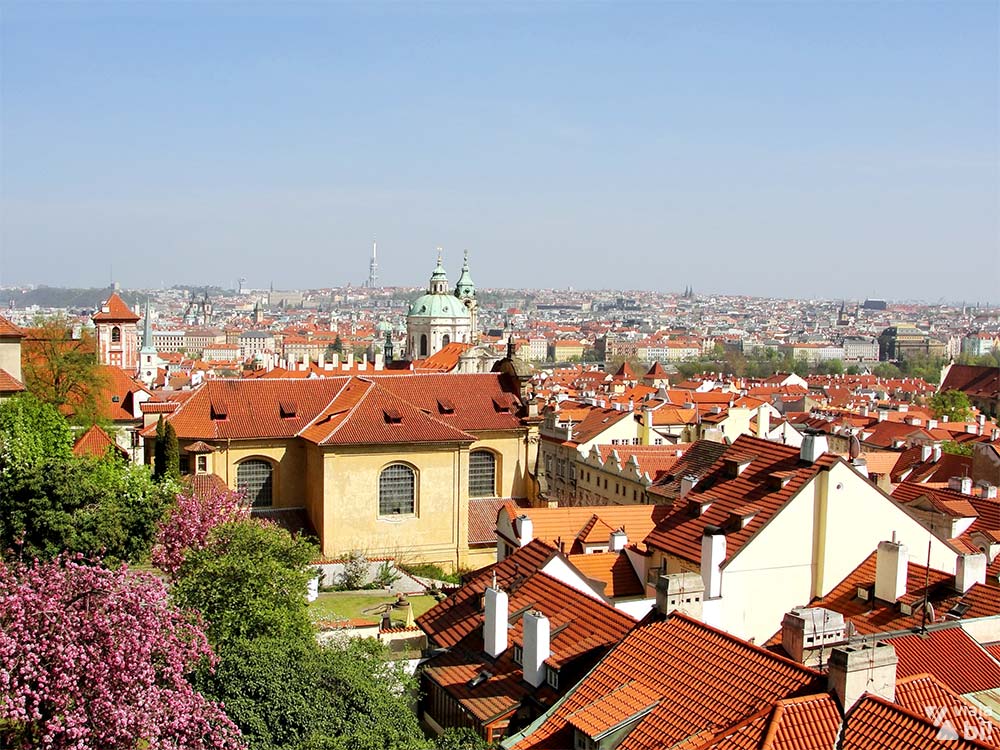 Vista de Praga, na República Tcheca