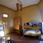 Hostel em Santiago: quarto compartilhado que fiquei no Happy House