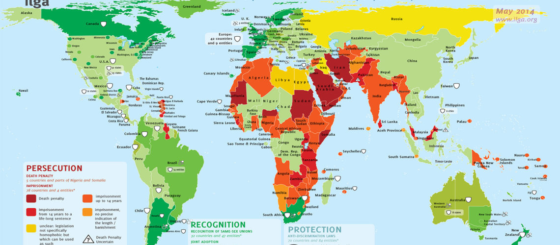 Os 20 países mais homofóbicos do mundo