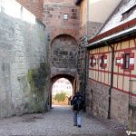 Mochilão na Europa: andando pelas muralhas do castelo de Nuremberg