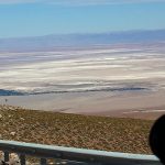 Salar de Atacama e Cordilheira de Sal vista da Cordilheira dos Andes