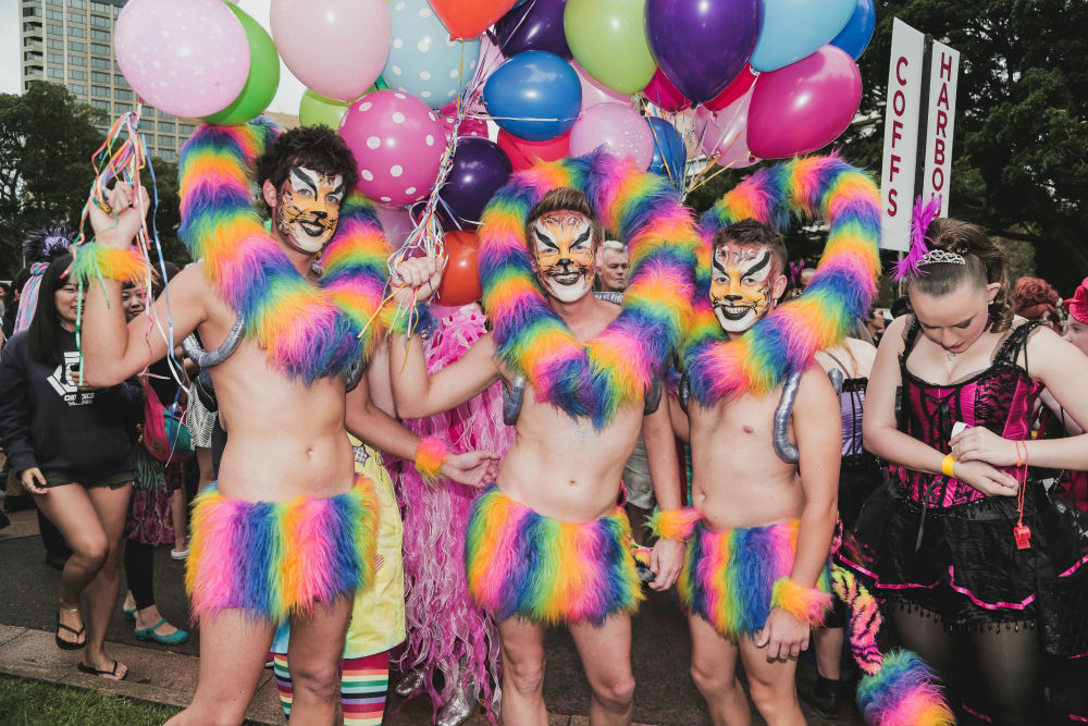 Mardi Gras LGBT Sydney, na Austrália - Foto: Tourism Australia