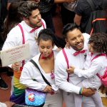 Famílias homoafetivas mostrando que existem na Parada LGBT SP 2018