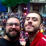 Eu e Fernando Escarião na Parada LGBT SP 2018