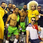 Nicole Verywell e boys magia no Campeonato de futebol gay durante período da Parada LGBT SP 2018