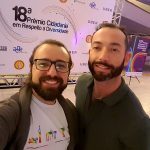 Eu e Jr no Prêmio Cidadania em Respeito à Diversidade na semana da Parada LGBT SP 2018