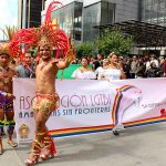 A parte da Amazônia da Colômbia sendo representada na Marcha LGBT Bogotá