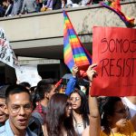 Público da Marcha LGBT Bogotá