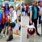 Público da Marcha LGBT Bogotá tinha medusas e cachorros sem entender o que estava acontecendo