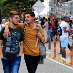Casal gay na Marcha LGBT Bogotá