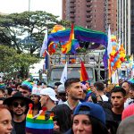 Outro carro de som na Marcha LGBT Bogotá