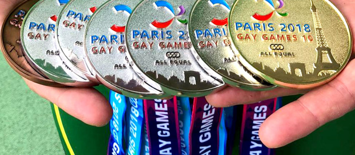 Paris 2018: Brasil leva 24 medalhas em sua 1ª vez nos Gay Games