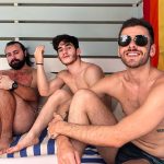 Hotel gay em Curaçao: eu e os youtubers Klebio Damas e Fer Escarião no Floris Suite Hotel & Spa