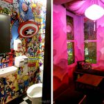 Roteiro geek e Harry Potter em Toronto: Banheiro e sala dos ETs na Storm Crow Manor