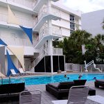 Piscina interna do B Ocean Resort, em Fort Lauderdale