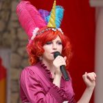 Algumas performers abriram as apresentações no Pride Fest