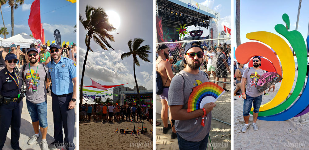 Cenas do Pride Festival de Fort Lauderdale
