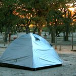 Halali Camping Site, no Etosha National Park, na Namíbia