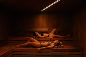 Finish Sauna, no Circuito de Hidroterapia do Carillon Miami Wellness Resort - Foto: Divulgação