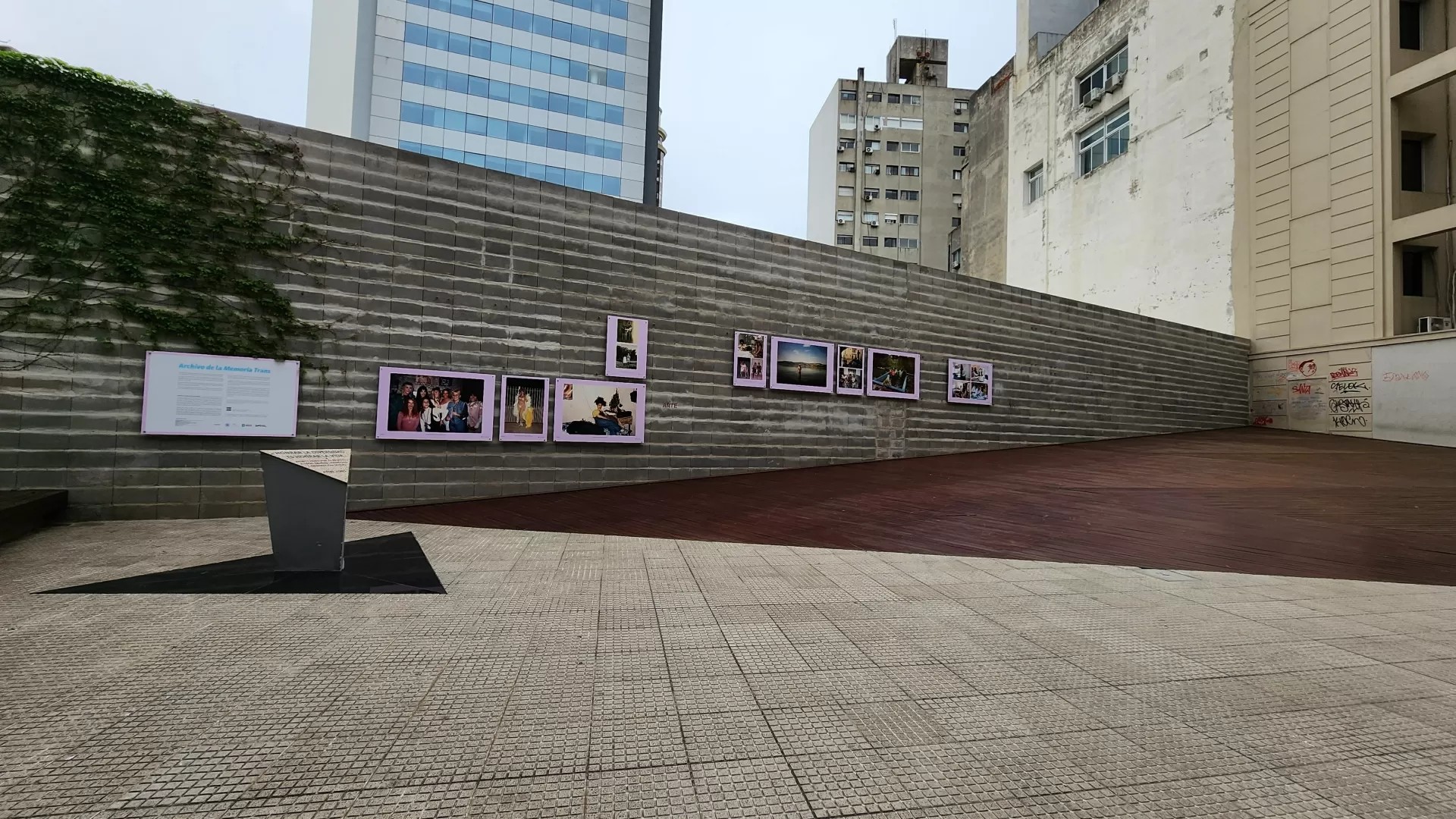 A Praça da Diversidade Sexual, em Montevidéu, no Uruguai
